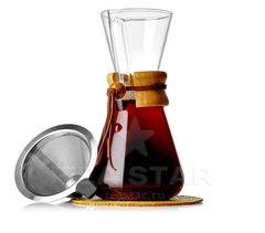 Кофеварка Кемекс (Chemex), стеклянная, 450 мл