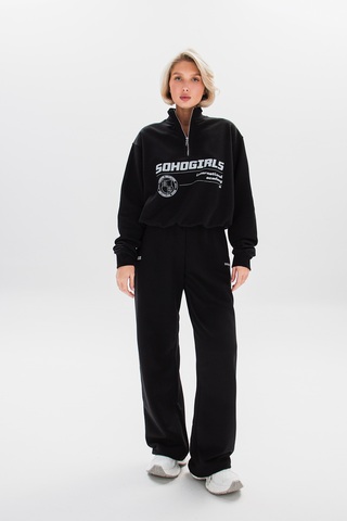 Свитшот ZIPPER SG WHITE BLACK
