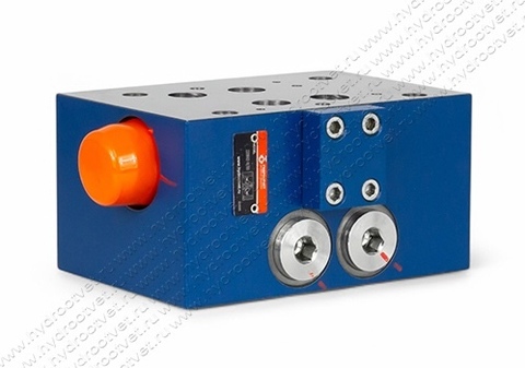 Фото Z2DB16VD2-4X/200 - Предохранительный клапан Ду 16 модульного монтажа с давлением регулировки до 200 бар в каналах A → B и B → A