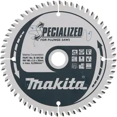 Пильный диск для МДФ/ламината, 165х20х2/1.4х60T, 3°, TCG Makita B-56736
