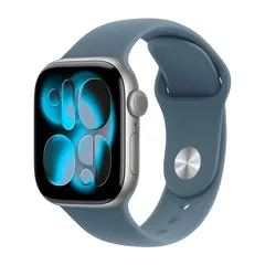 Умные часы Apple Watch Series 11 GPS, 42mm, Space Gray Aluminium Case with Anchor Blue Sport Band, S/M