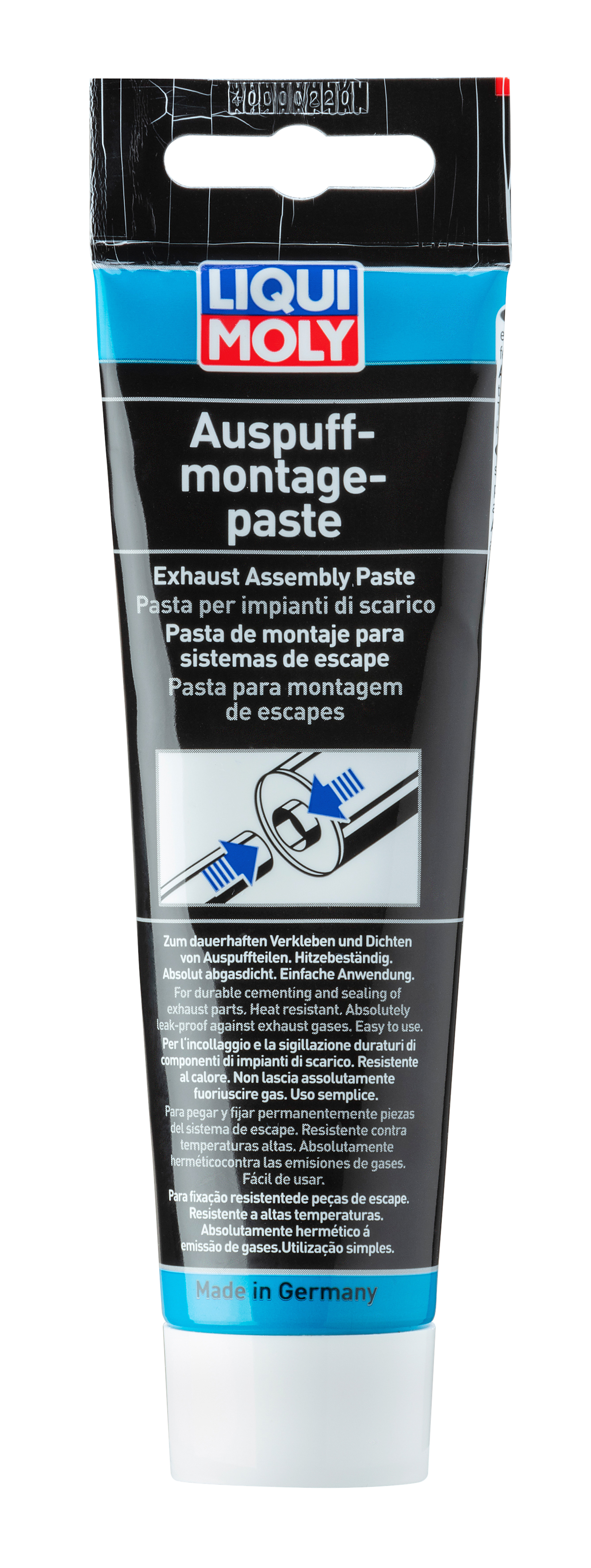 Паста для ремонта системы выхлопа Liqui Moly Auspuff Montage Paste 150гр