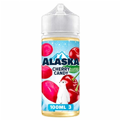 Жидкость Щелочная Alaska 100ml 3mg Cherry Candy - Леденящий вишнёво-ментоловый леденец