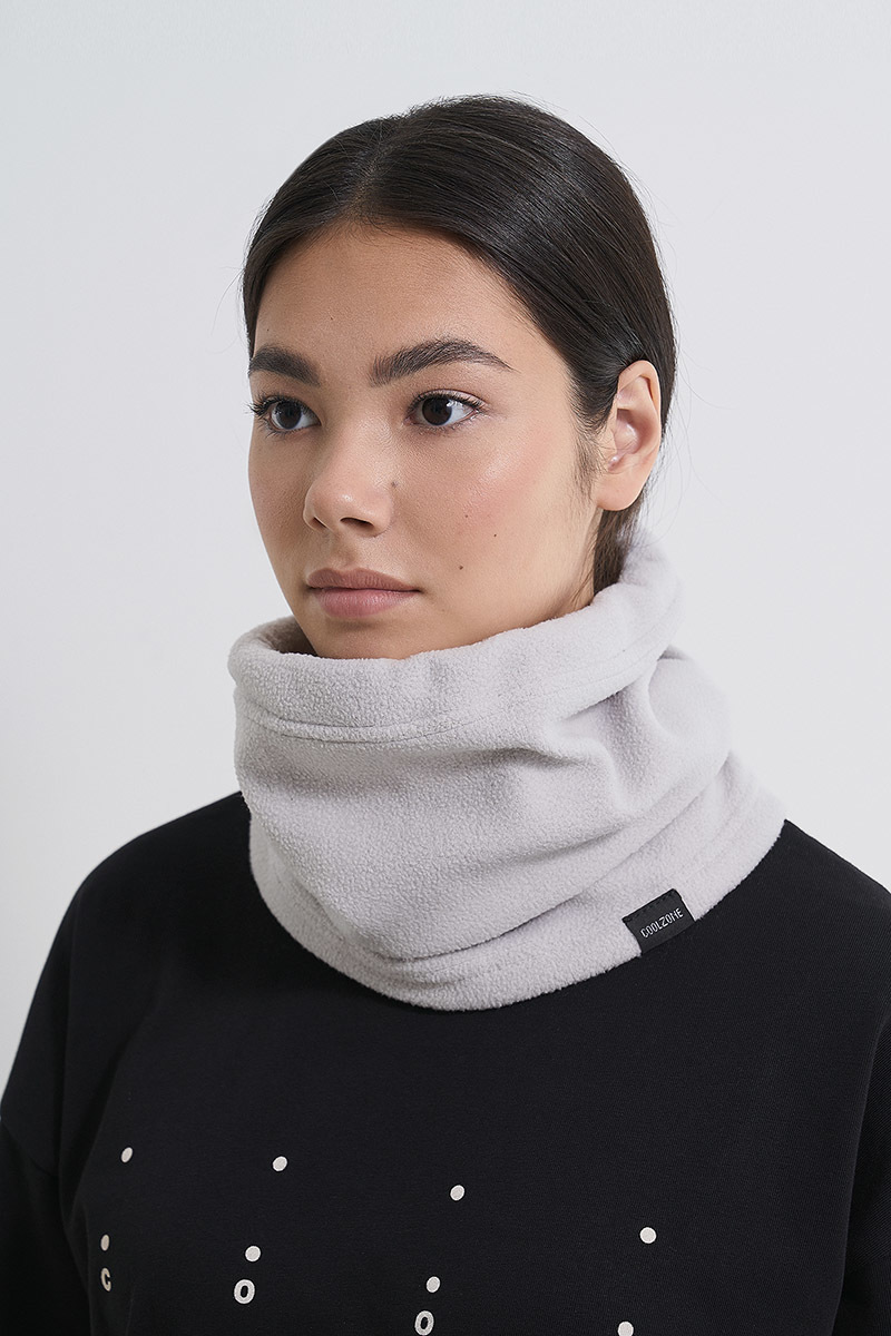 Шарф-труба флисовый Cool Zone light-grey - 5