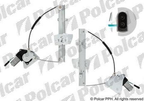 3217PSE3 Стеклоподъемник Ford Mondeo (BFP), (BNP) задний левый электрический Polcar