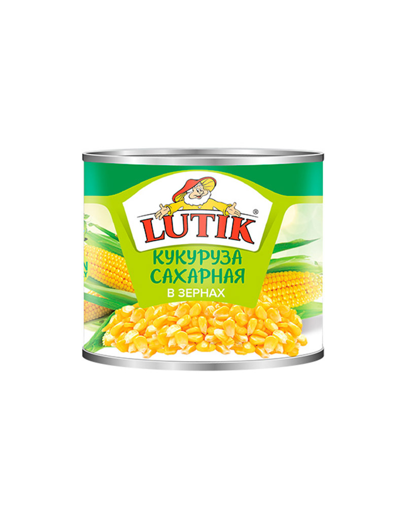 Кукуруза отборная Lutik, 425 мл.