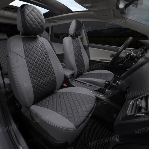 Авточехлы для Citroen C4 Picasso с 2007-2013г. микровэн 5мест. Задние спинка и сиденье 3 секции, 2 встроенных подлокотника в передних сиденьях, столики в передних спинках, 5-подголовников