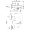 Ideal Standard Cerafine O BC500XG Настенный смеситель для ванны/душа