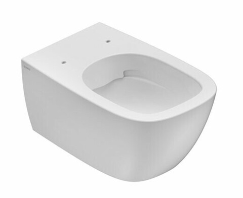 Globo Genesis GNS03BI Унитаз безободковый (с открытым смывным краем), тип установки-подвесной, ширина, мм-360, глубина, мм-500, высота, мм-330, форма чаши-прямоугольная, выпуск-горизонтальный, материал-керамика, сиденье-необходимо за