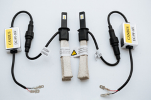 Комплект LED ламп головного света Viper C-3 H1, Flex (гибкий кулер) Чип PHILIPS