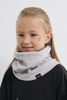 Шарф-труба флисовый Cool Zone light-grey - 2
