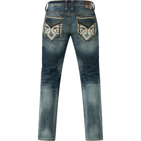 Affliction | Джинсы мужские ACE FLEUR ELDRIDGE 110SS244 сзади