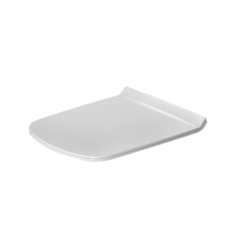 Duravit DuraStyle 60590000 Сиденье для удлиненного унитаза (253709, 254209) цвет белый, петли нерж сталь. с микролифтом. фото