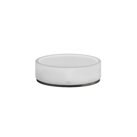 Gessi 316 54725#707 Мыльница настольная, цвет: белый/brushed black metal pvd