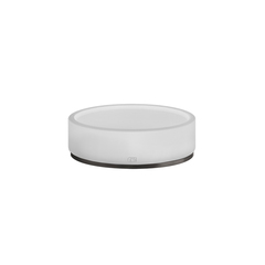 Gessi 316 54725#707 Мыльница настольная, цвет: белый/brushed black metal pvd фото