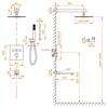 RGW 511408371-01 Shower Panels SP-371 с термостатом Хром