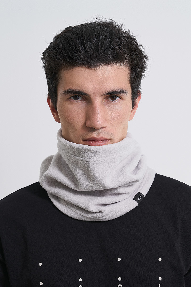 Шарф-труба флисовый Cool Zone light-grey - 7