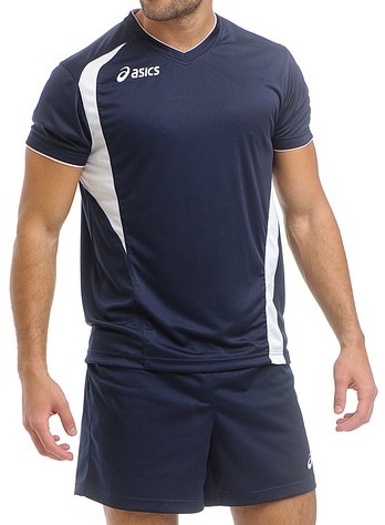 Asics Set End Man форма волейбольная мужская темно-синяя