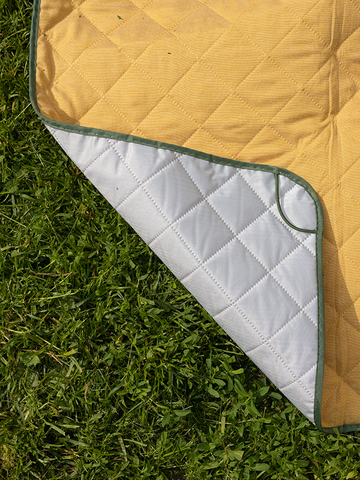 Плед для пикника и отдыха на пляже Smart Picnic, горчичный