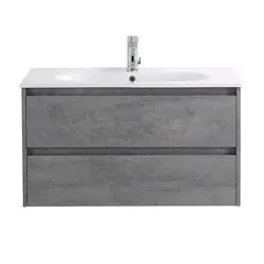 BelBagno Kraft KRAFT-800-2C-SO-CG Тумба под раковину подвесная, 80x46, цвет: серый фото