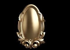 Силиконовый молд № 445 Рама овальная