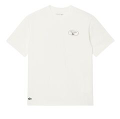 Мужская футболка Lacoste Ultra Dry Tennis Heritage Graphic - white