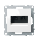 Розетка компьютерная RJ45 категория 5e UTP - Legrand SUNO - Белый — фото 2