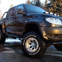 Расширители арок UAZ Patriot Pickup (без наклад. на бампер)
