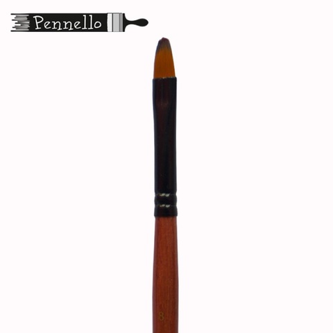 кисть Pennello синтетика овальная №10 короткая ручка