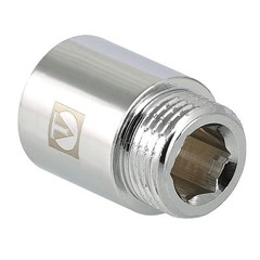 Удлинитель 1/2-50 мм ХРОМ VALTEC