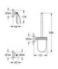 GROHE Essentials 40407DC1 Комплект аксессуаров для ванной