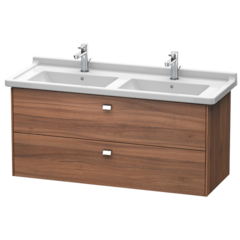 Duravit Brioso BR414401079 Тумба под раковину 1220x469х563 мм, с 2 выдвижными ящиками, цвет орех натуральный 79 (для 033213) фото