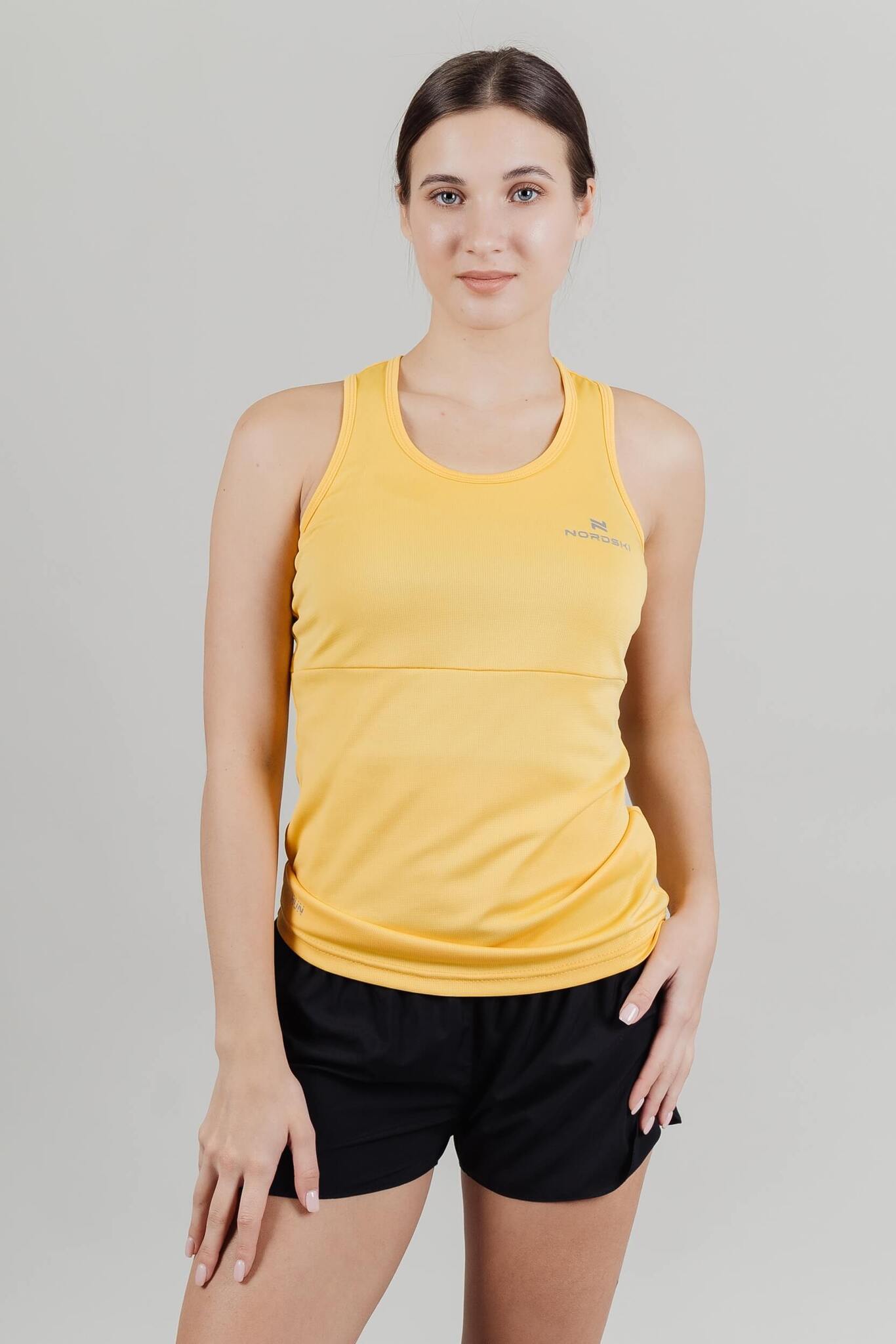 Женская тренировочная майка Nordski Run apricot - 3