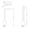 Decor Walther Stone 0971754 Полотенцедержатель, цвет: хром