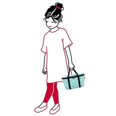 Термосумка детская coolerbag xs cats and dogs mint