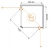 Cezares Elena ELENA-W-A-2-70-P-CR Душевой уголок, цвет: хром