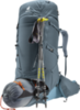 Картинка рюкзак туристический Deuter Aircontact Core 60+10 Graphite-Shale - 11