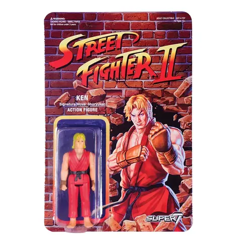 Фигурка Super7 Street Fighter II: Ken