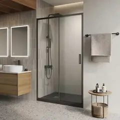 BelBagno Luce LUCE-BF-1-120-C-NERO Душевая дверь, цвет: чёрный фото