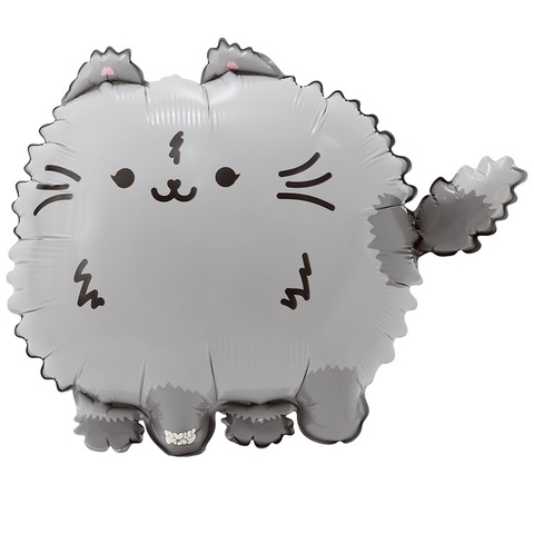 Шар К Фигура, ПушМяу Кошка серая, 20