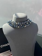 Колье/чокер трехрядный CHANEL