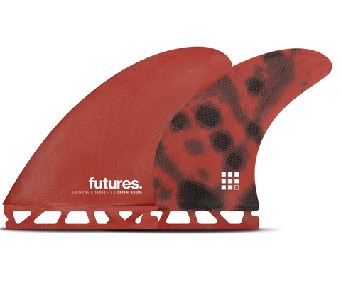 Плавники Futures Coffin Bros (M) - Fiberglass - Red
