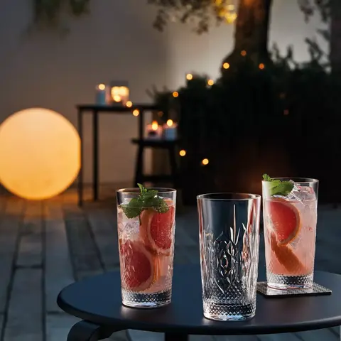 Набор из 4 стаканов для воды STONE HI-BALL 490 мл Bartender BORMIOLI ROCCO арт. 666219GSB021990