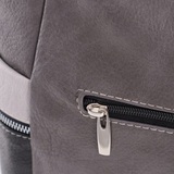Сумка Саломея 618 мульти итальянский серо-черный