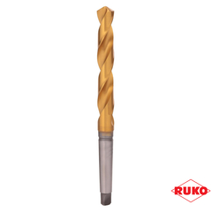Сверло по металлу к/х 24,0x281/160мм DIN345 HSSE-Co5 TiN KM3 118° h8 6xD Ruko 204240T(В)