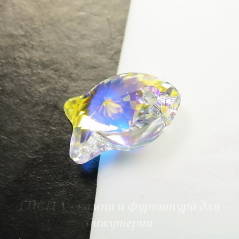 6727 Подвеска Сваровски Fish Crystal AB (18 мм) ()
