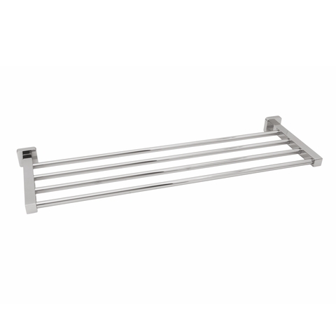 WasserKRAFT Lippe K-6511 Полотенцедержатель с полкой, цвет: хром
