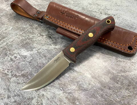 Нож Fang, N690, микарта, 223.1354, красно-черный