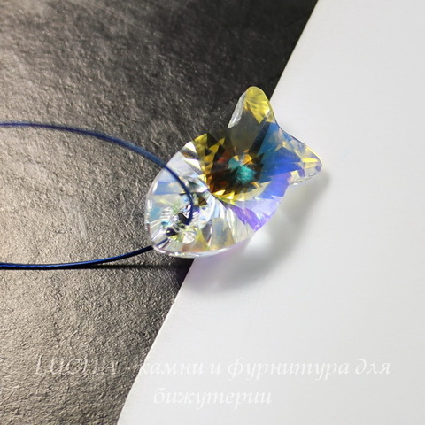 6727 Подвеска Сваровски Fish Crystal AB (18 мм) ()