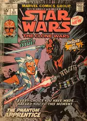 Открытка "Star Wars The Clone Wars: The Phantom Apprentice"